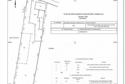 Casă cu 4 camere cu Teren 3200 Mp în Drăgotești