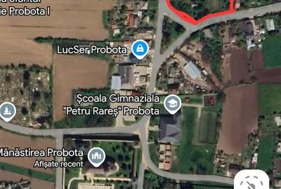 Teren de 3550 mp, în Probota