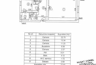 Apartament cu 3 camere decomandat în Calea Călărașilor