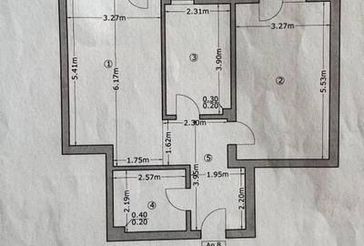 Apartament cu 2 camere decomandat în Central