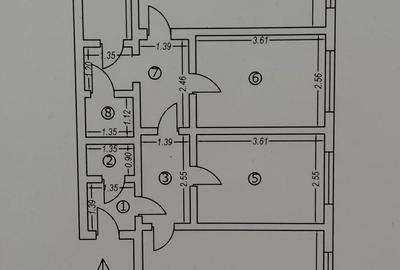 Apartament cu 3 camere decomandat în Central - 1