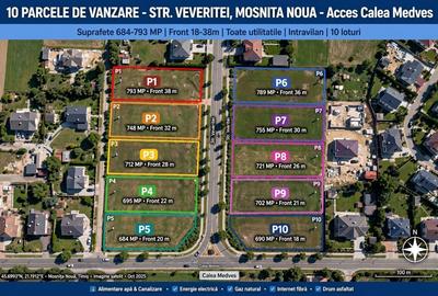 Teren Construcții de 684 mp, în Moșnița Nouă