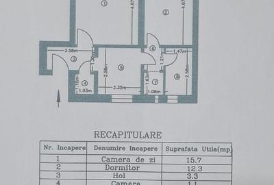 Casă cu 4 camere cu Teren 372 Mp în Central