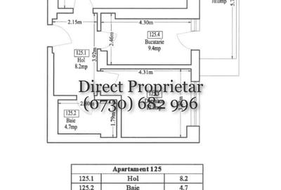 Apartament cu 2 camere decomandat în Sud