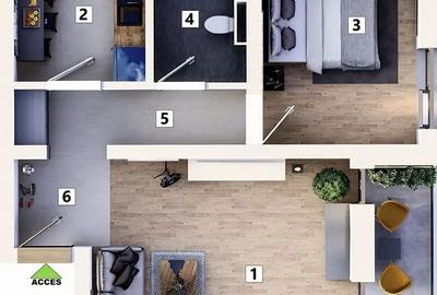 Apartament cu 2 camere decomandat în Torontalului - 10