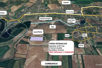 Teren Construcții intravilan de 24077 mp, în Periș - 1