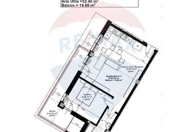 Apartament cu 2 camere semidecomandat în Iosia - 9