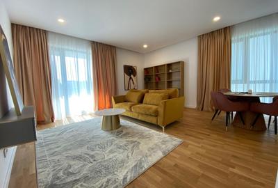 Apartament cu 2 camere semidecomandat, mobilat în Pipera