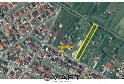 Teren de 2400 mp, în Tineretului