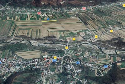 Teren de 4322 mp, în Mănești