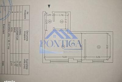 Apartament cu 2 camere în Nord