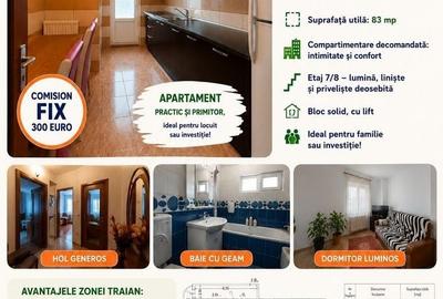 Apartament cu 3 camere decomandat în Traian - 3