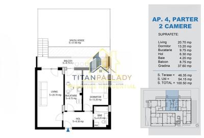 Apartament cu 2 camere decomandat în Theodor Pallady