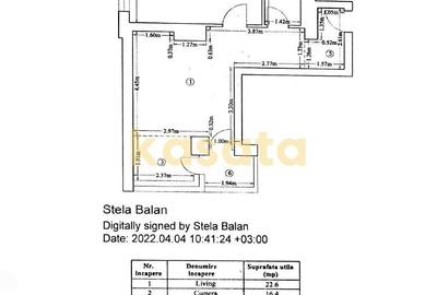 Apartament cu 2 camere semidecomandat, mobilat în Central - 14