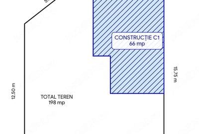 Casă cu 2 camere cu Teren 198 Mp în Colentina - 2