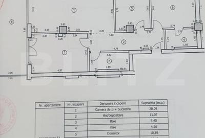 Apartament cu 4 camere decomandat, mobilat în Tractorul - 12