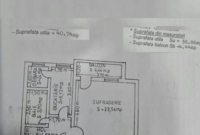 Garsonieră decomandată, mobilată în Techirghiol