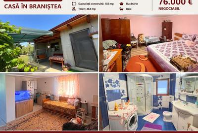 Casă individuală cu 3 camere cu Canalizare în Braniștea