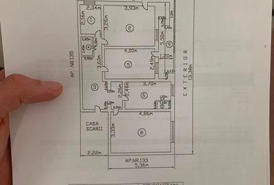 Apartament cu 3 camere decomandat în Ultracentral