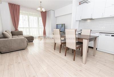 Apartament cu 2 camere semidecomandat, mobilat în Pipera