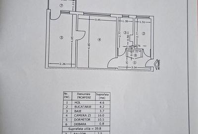 Apartament cu 2 camere nedecomandat în Malu Roșu - 5