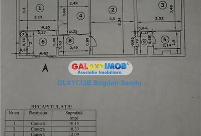 Apartament cu 3 camere semidecomandat în Pantelimon