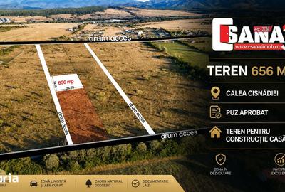 Teren de 656 mp, în Central
