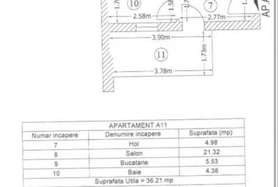 Apartament cu 2 camere decomandat, mobilat în Central - 3