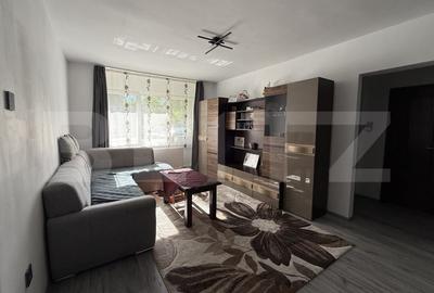 Apartament cu 3 camere semidecomandat, mobilat în Careiului