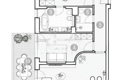 Apartament cu 4 camere semidecomandat în Grivița