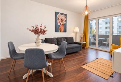 Apartament cu 2 camere decomandat, mobilat în Tractorul