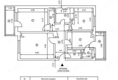 Apartament cu 3 camere decomandat în Crihala