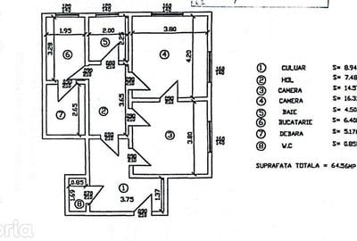 Apartament cu 3 camere în Cișmigiu - 1