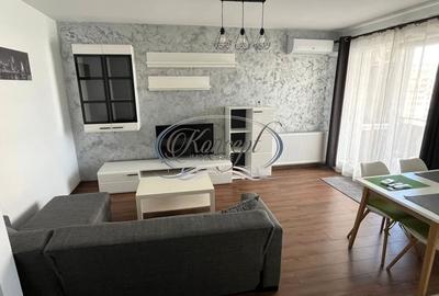 Apartament cu 2 camere semidecomandat, mobilat în Florești