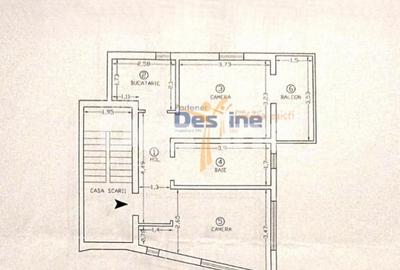 Apartament cu 2 camere decomandat, mobilat în Copou