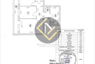 Apartament cu 3 camere decomandat în Berceni - 19