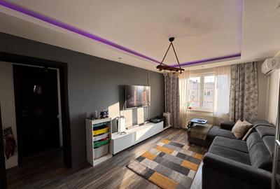 Apartament cu 3 camere semidecomandat, mobilat în Militari