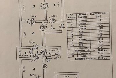 Apartament cu 4 camere decomandat în Cișmigiu