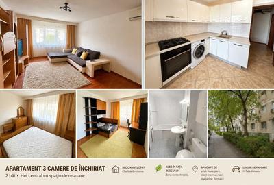 Apartament cu 3 camere decomandat în Central