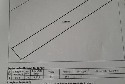 Teren de 1128 mp, în Snagov