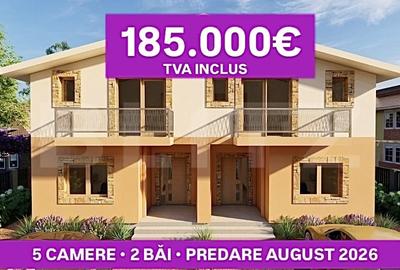 Duplex cu 5 camere cu Canalizare în Giroc