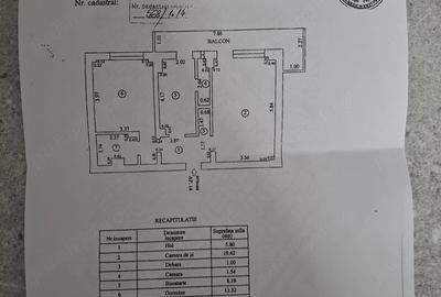 Apartament cu 2 camere decomandat în Central