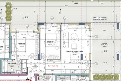 Apartament cu 3 camere semidecomandat în Iris