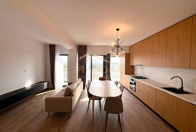 Apartament cu 2 camere semidecomandat, mobilat în Băneasa
