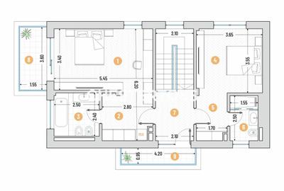 Casă cu 4 camere cu Teren 470 Mp în Vlădiceasca