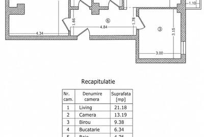 Apartament cu 3 camere decomandat în Prelungirea Ghencea - 11