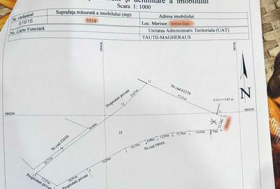 Teren de 3500 mp, în Merișor - 1
