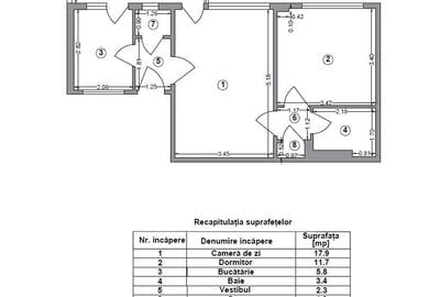 Apartament cu 2 camere semidecomandat, mobilat în Grivița - 2
