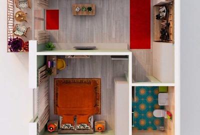 Apartament cu 2 camere semidecomandat în Păcurari