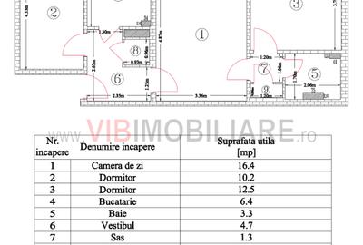 Apartament cu 3 camere semidecomandat în Militari - 11
